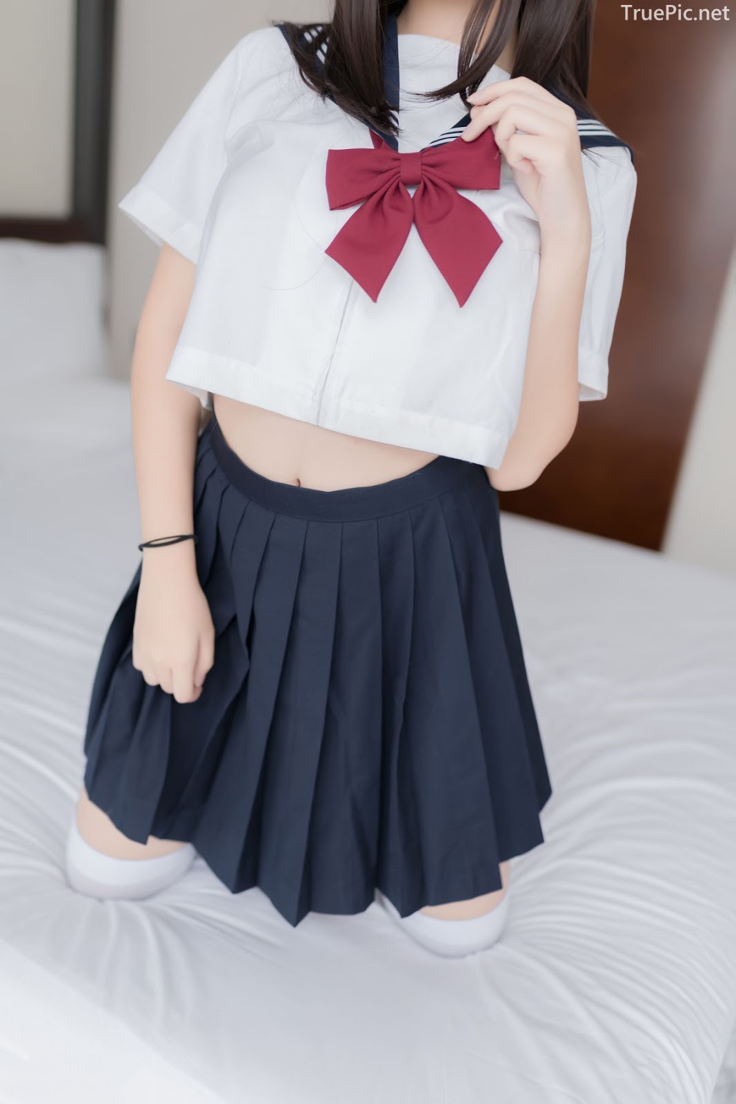 [MTCos] 喵糖映画 Vol.002 - Chinese model - Cosplay Japanese School Girl Student with Cat Hairband