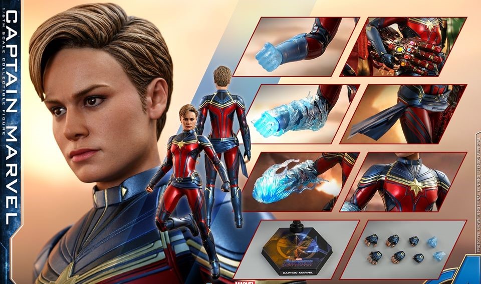 Hot Toys Reveals New Captain Marvel Figure With Short Hair | Empty Lighthouse Magazine