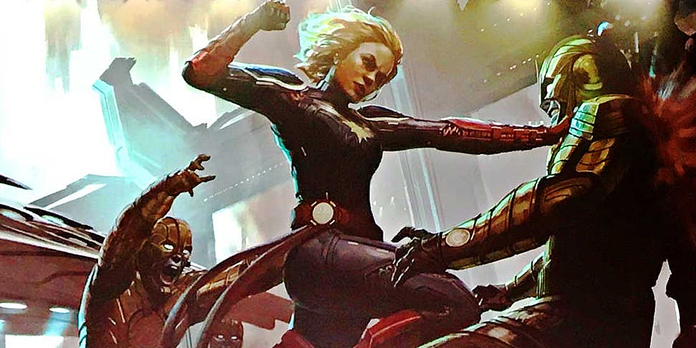 Brie Larson Is on Set as Captain Marvel in "Avengers: Infinity War" | The Mary Sue