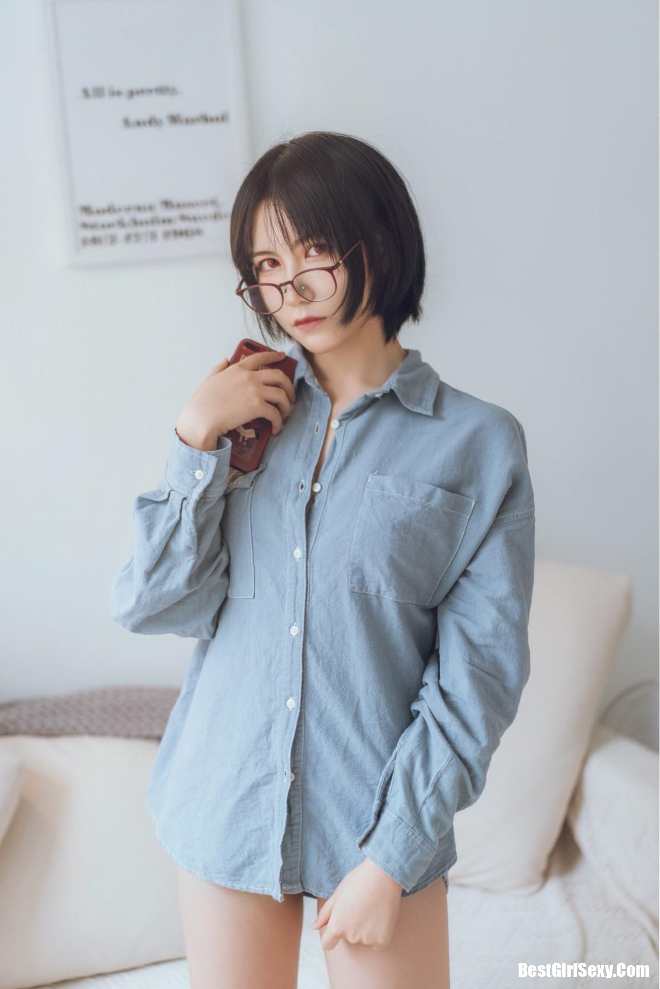 Coser@逐月su 蓝色衬衫 10