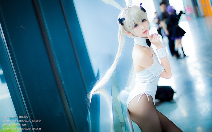 Cosplay Thỏ Ngọc đẹp miên man trong Yosuga no Sora 5