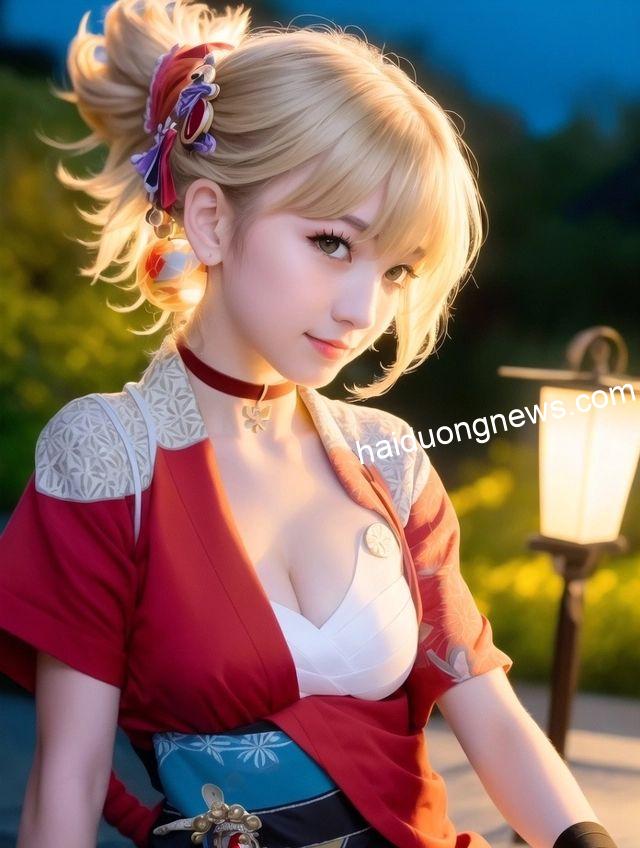 Cosplayer được thực hiện bởi AI đẹp lung linh