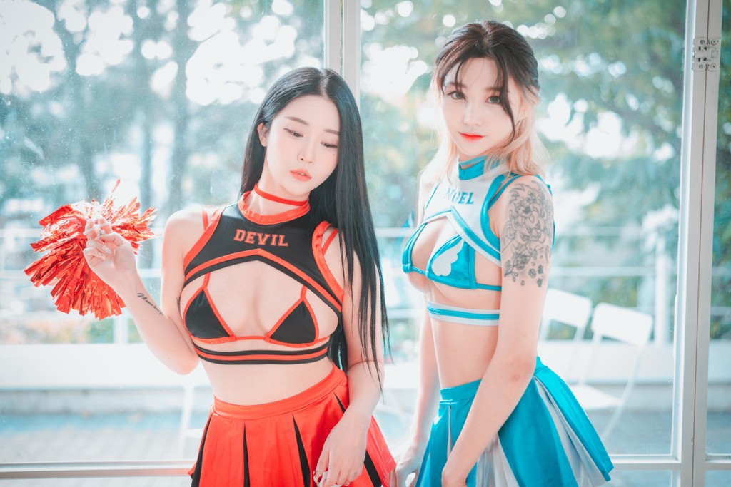 DJAWA Photo - Tae Ri (태리) & Bomi (보미): “Devil 666 & Angel 777” (81 photos) photo 1-3