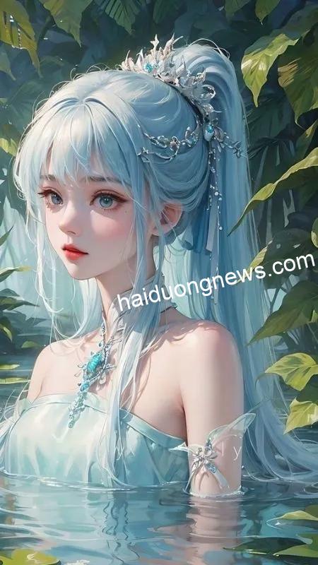 Hình vẽ cô gái đẹp anime dễ thương, đáng yêu nhất