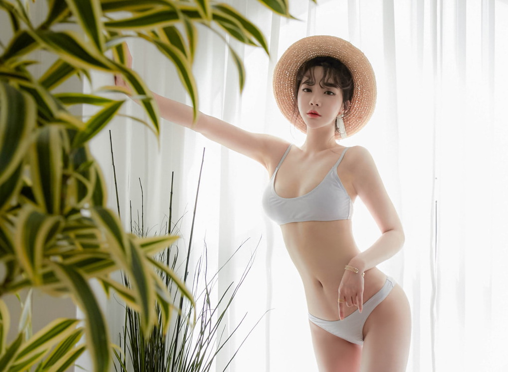 Yoo Gyeong model with Korean fashion Lingerie set Jan.2019, TruePic.net