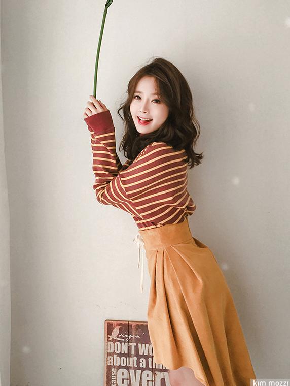 Korean Model Kim Shin Yeong on Magazine Jan 2017