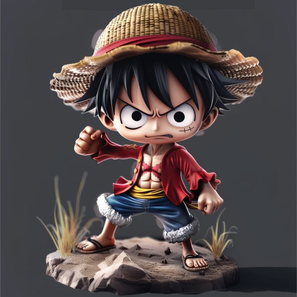 Luffy chibi ngầu 8