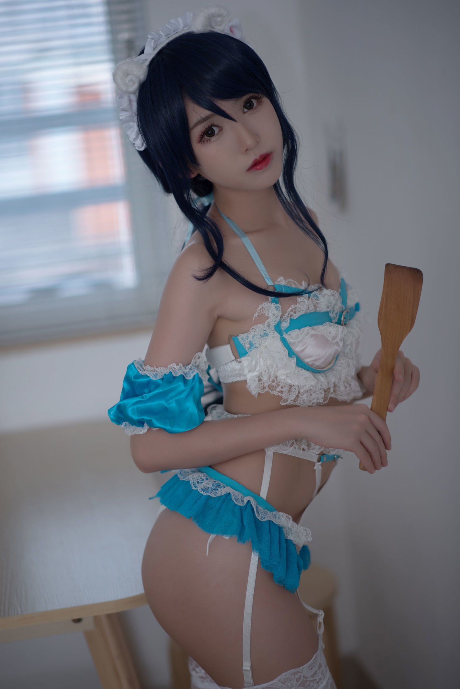 Unagi Misaki-Beast Ears Lace Maid Photo Set 1