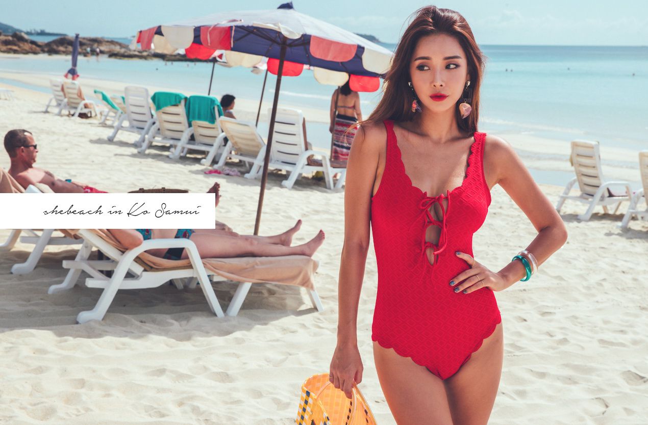 Park Da Hyun - The Red Swimsuit - 191218 - TruePic.net